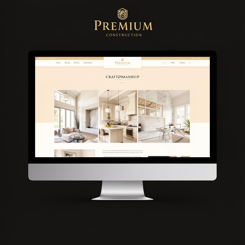 Local Construction Company Website — case study
