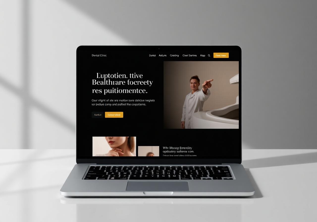 The Private Clinic — premium website concept for Healthcare / Dental / Aesthetics