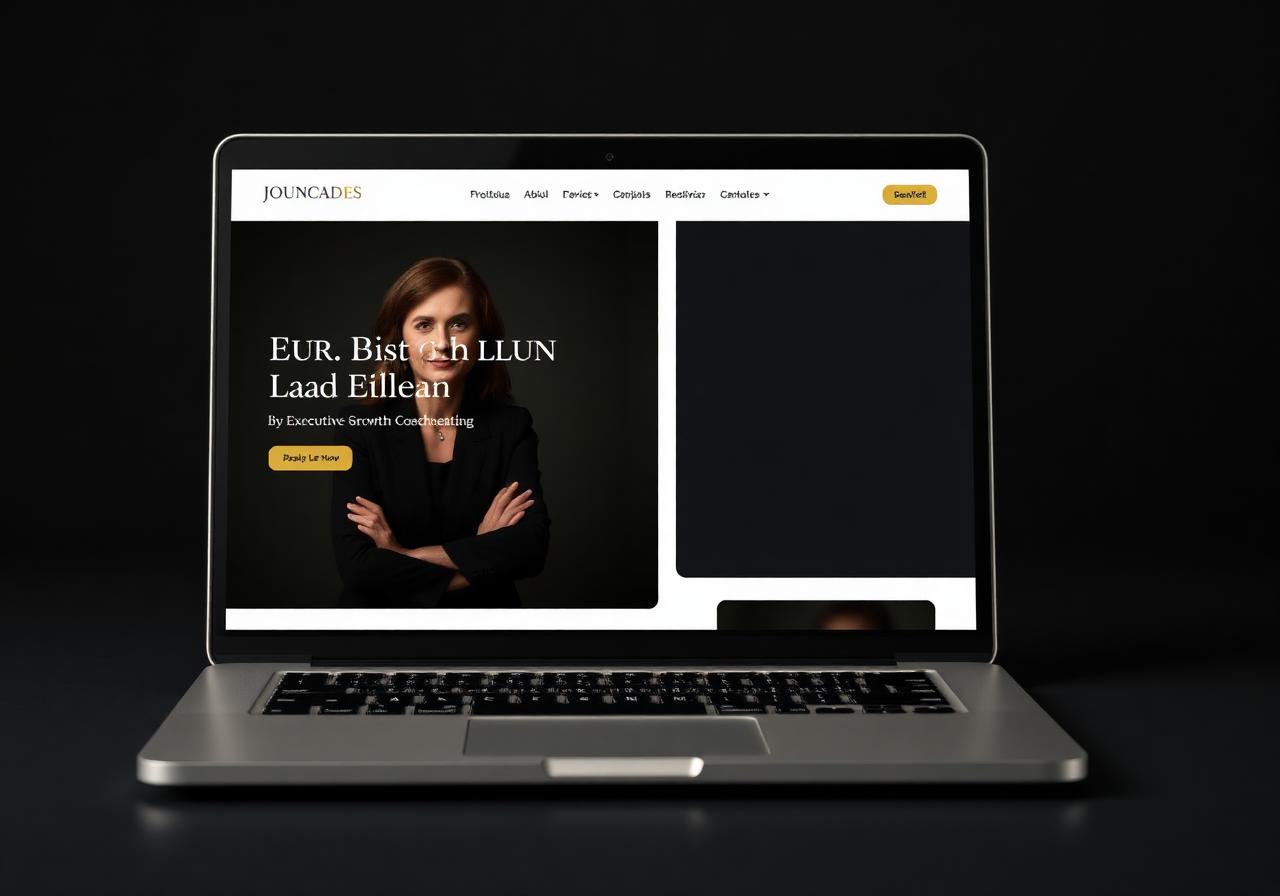 The Growth Coach — premium website concept for Coaches / Mentors / Consultants
