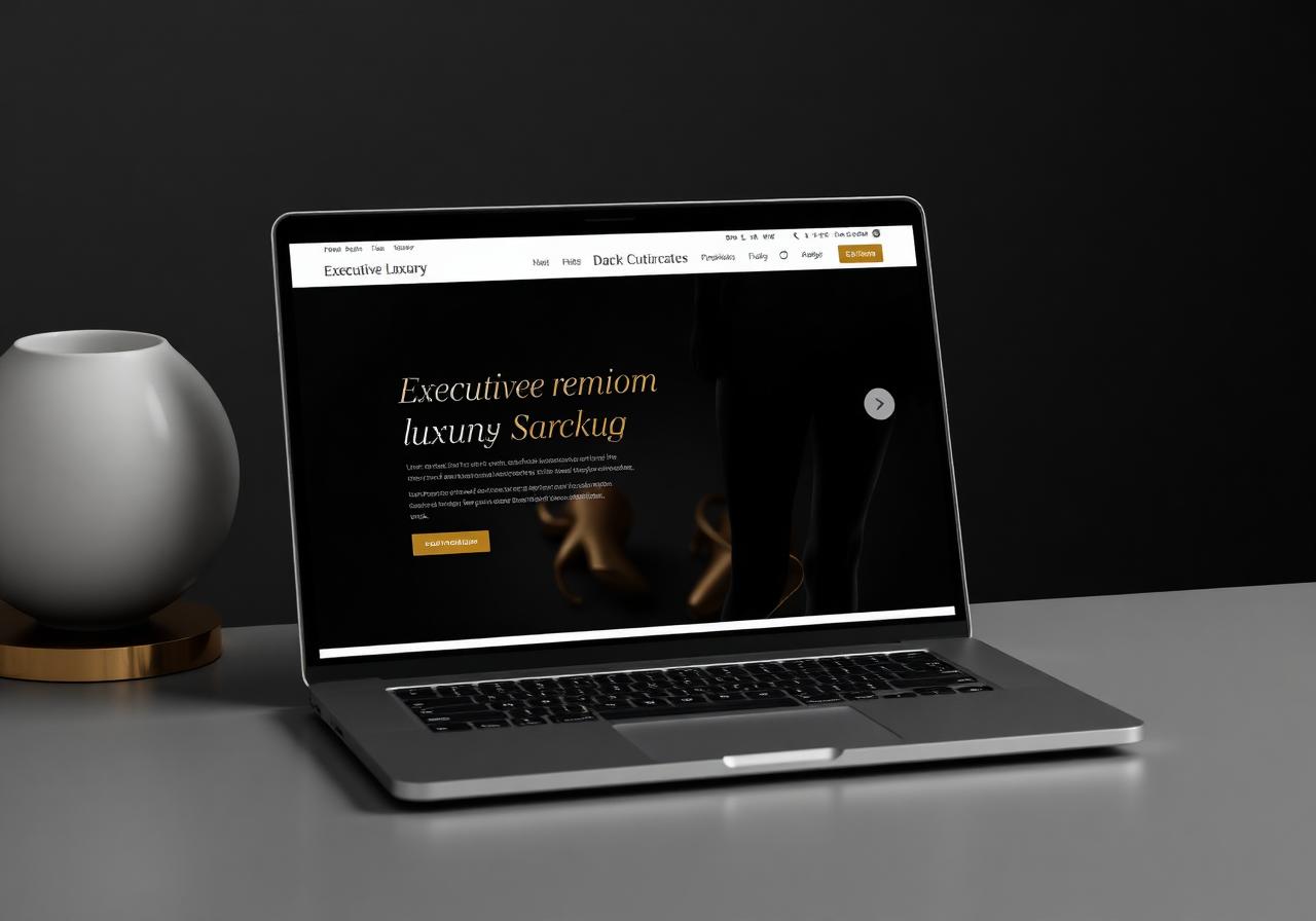 The Executive Service Brand — premium website concept for Premium Service Businesses
